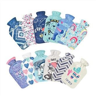 Cartoon-Fleece-Wärmflaschenabdeckung