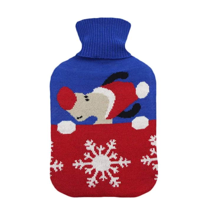 rubber hot-water bag christmas design cover
