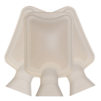 Gummi-Wärmflasche mit Wasserfüllung