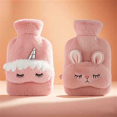 Heißwasserbeutelabdeckung mit Augenmaskengeschenkset